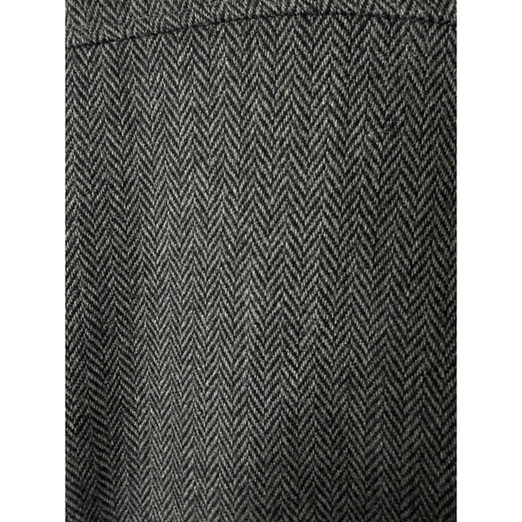 Tasso Elba Men's Gray Herringbone Wool Blend Blazer Coat Elbow Patches L 42-44 - Picture 11 of 16